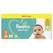 Pampers Couches Baby Dry T3 (6-10kg) x 112