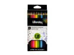 Wonday - 12 Crayons de couleur - pointe moyenne