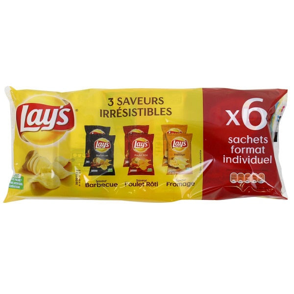 Lay's Chips Aromatisés Multipack 6 sachets / 160gr