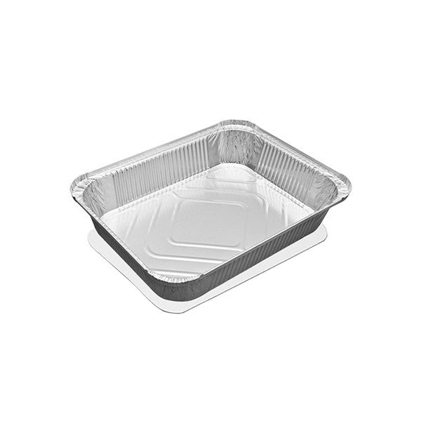 RIMON -Barquettes  aluminium rectangles avec couvercle 3,2 L X5