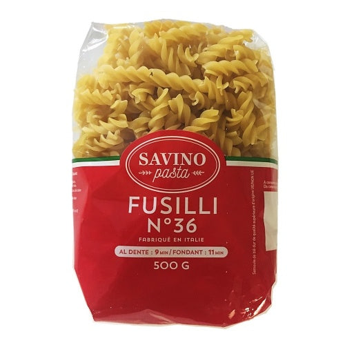 Savino Pâtes Fusilli n°36 500gr