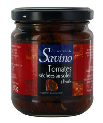 Savino Tomates Sechees A L'Huile Pot 210gr