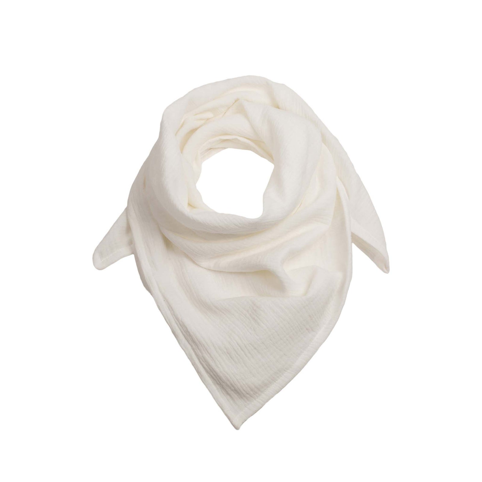 Hutch&Putch - Foulard Mousseline Bébé • Blanc Cassé