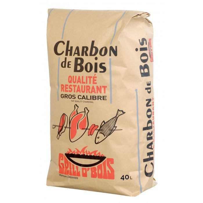 GRILL AU BOIS CHARBON de BOIS 40 l. "Qualité Restaurant"