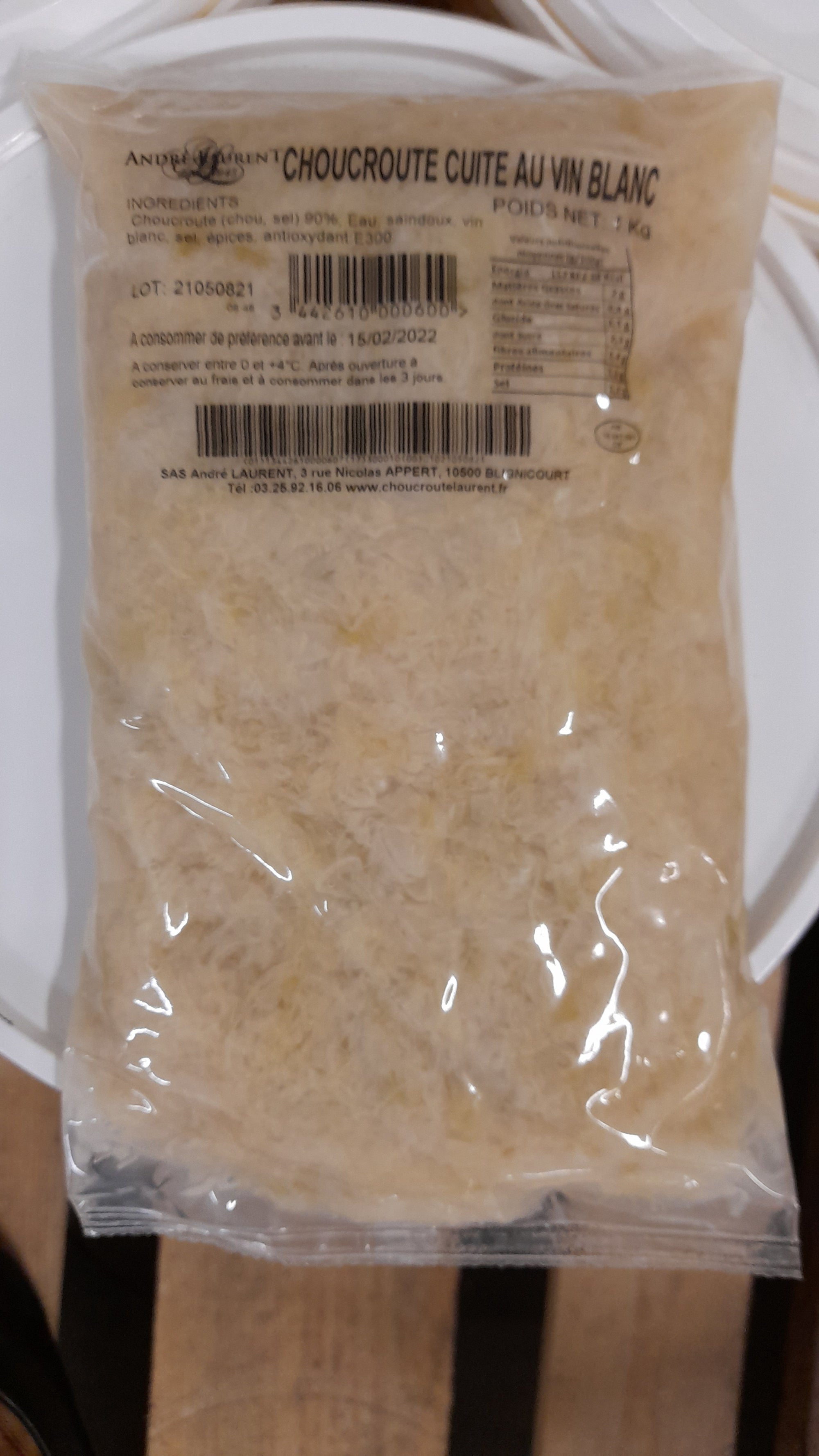 Choucroute Vin Blanc 1Kg