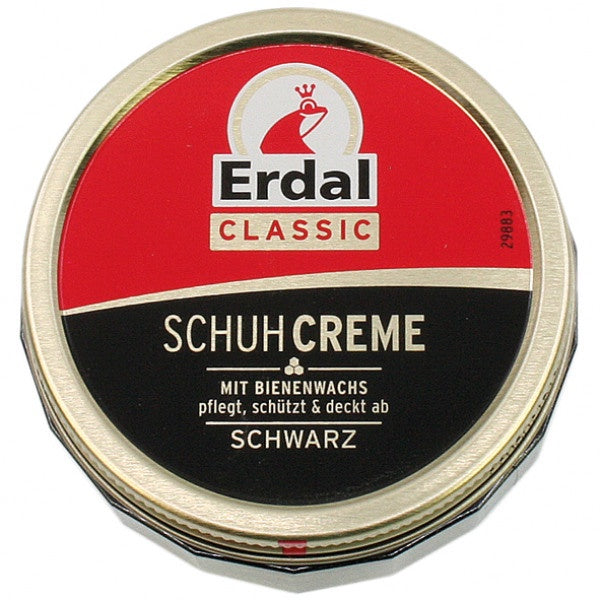 ERDAL Cirage à chaussures noir  75 ml