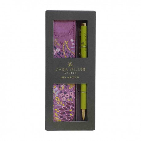 Coffret Stylo bille & étui - Sara Miller London (Haveli Garden)