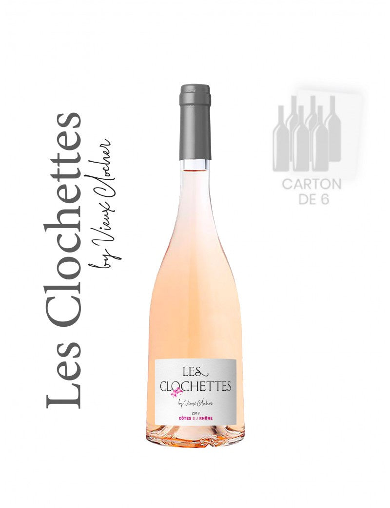 AOP COTES DU RHONE ROSE 2022 LES CLOCHETTES by VIEUX Clocher