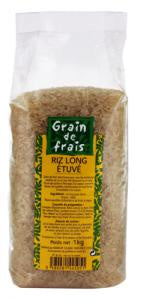 Grain De Frais Riz Long Etuve 1kg