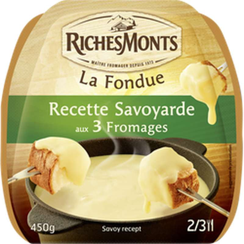 Richesmonts Fondue 3 Fromages 450gr