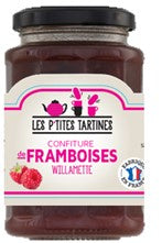 Les P'tites Tartines Confiture Framboises Willamette 315gr