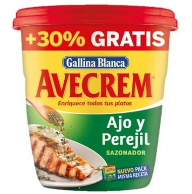 Avecrem Sazonador Ajo Y Perejil Assaisonnement Ail & Persil 143gr