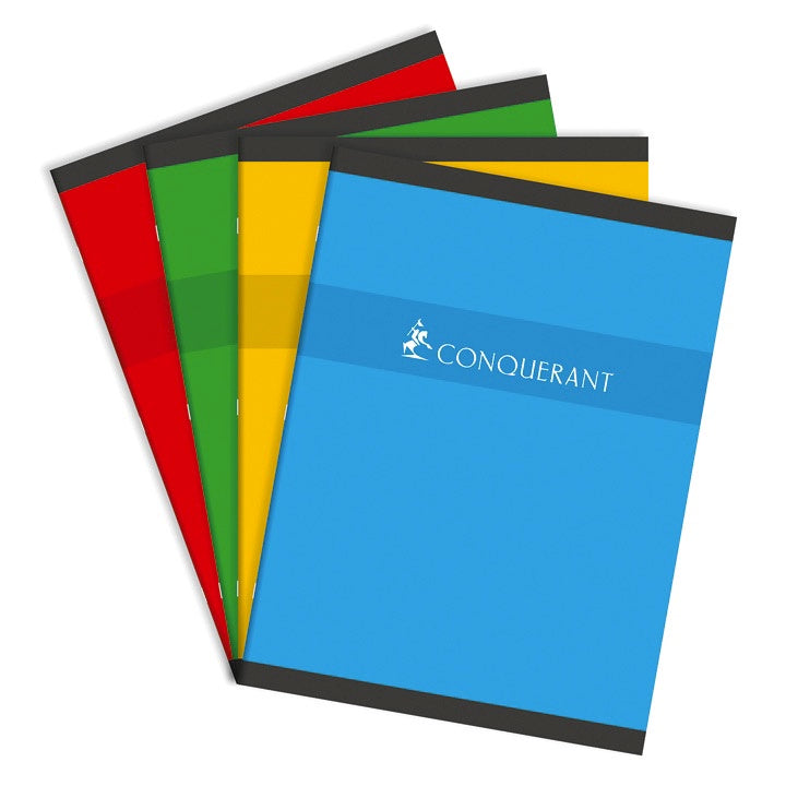Cahier piqûre CONQUERANT 96 pages 24 x 32 cm séyès