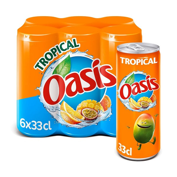 Oasis Tropical 33cl x6 / 1.98L