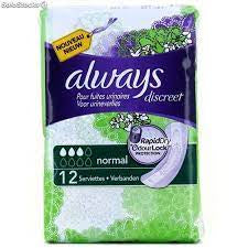 Always Serviette Discreet Normal x12