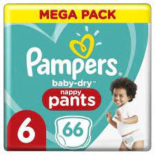 Pampers Baby dry x34 Taille 6