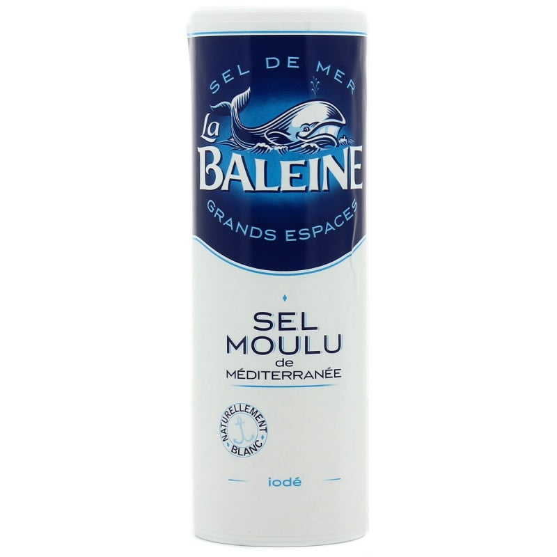La Baleine Sel Fin Iode Saliere 250gr