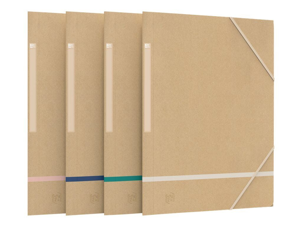 OXFORD Chemise à élastique A4 beige