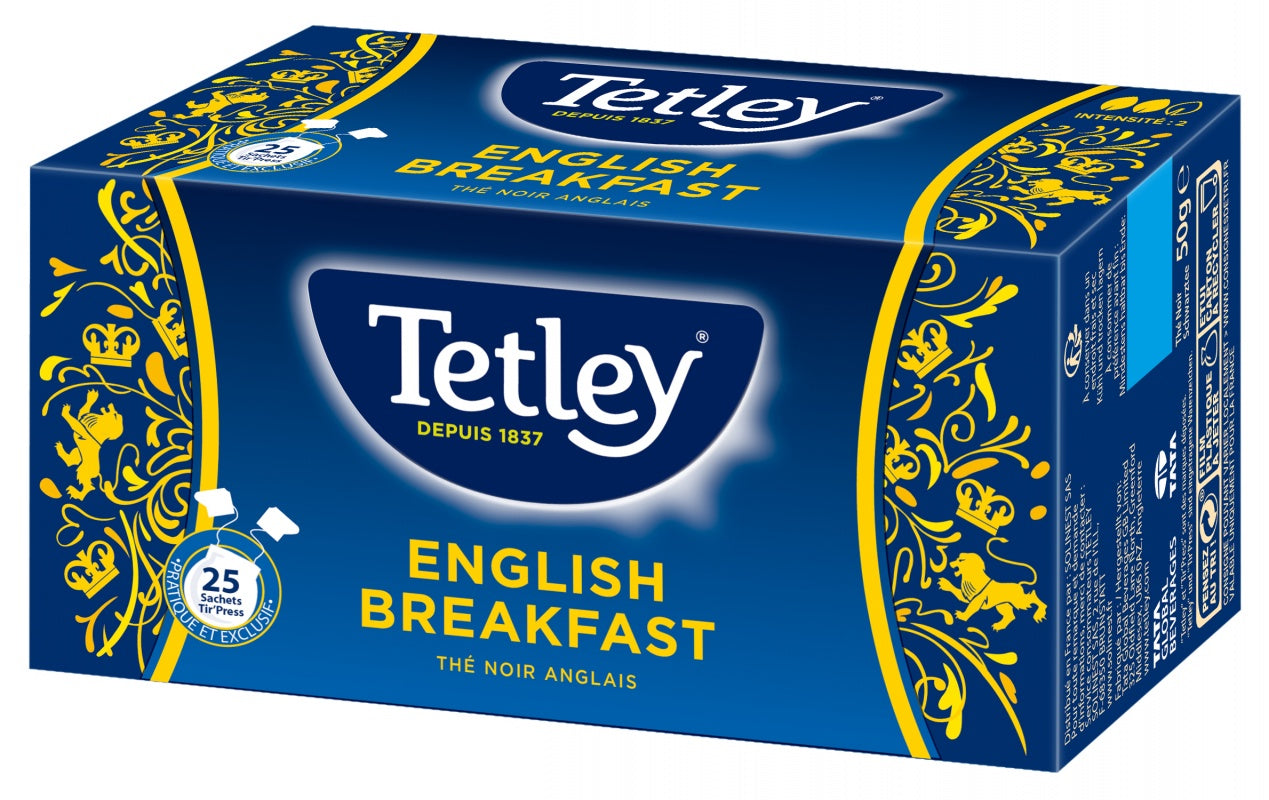 Tetley Thé Anglais Breakfast 25s/ 50gr