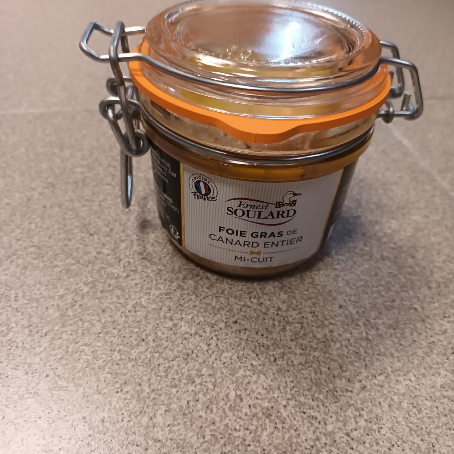 Foie Gras Canard Entier Mi Cuit Verrine 180gr