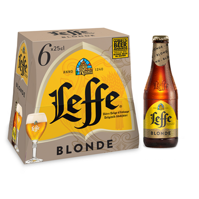 Leffe Bière Blonde 6x25cl