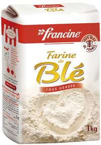 Francine Farine Blé Tous Usages 1kg