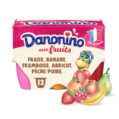 Danone Danonino Petits Suisses Fruits Panachés 12x50g / 600gr