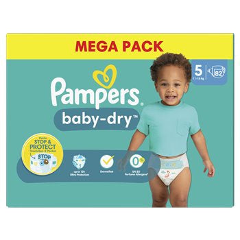 Pampers Couches Baby Dry T5 (11-16kg) x 82