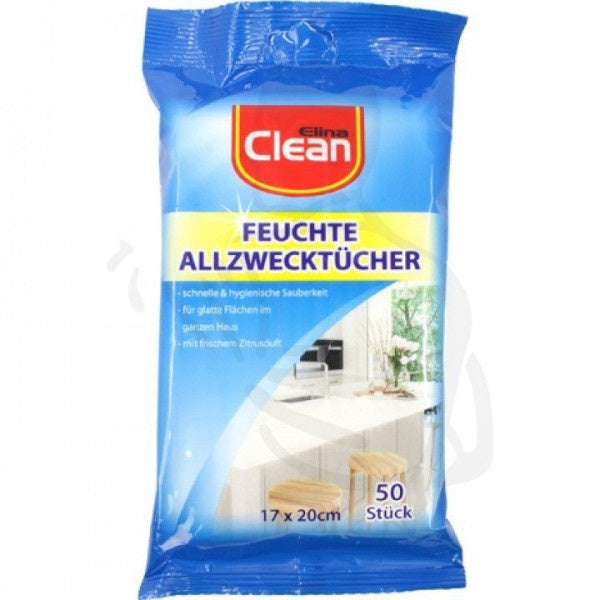 ELINA CLEAN Lingettes Multi surfaces x50