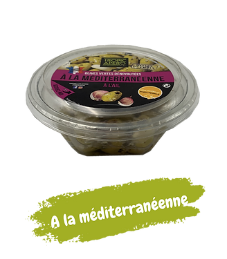 TA Coupelle Olives Vertes dénoyautées à la Méditéranéenne 110gr