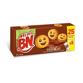 BN Mini Gateaux Fourrés Chocolat 175gr