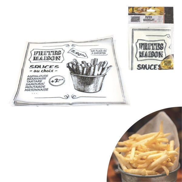 Papier Absorbant  sachet de 20 Feuilles