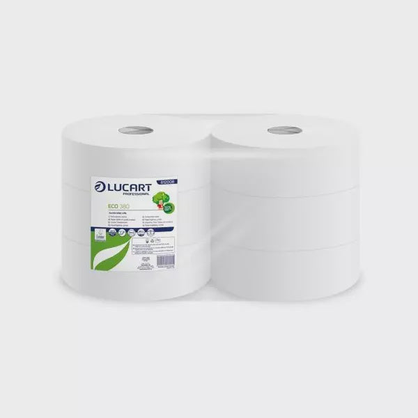 6 lots de 6 rouleaux Papier toilette Maxi Jumbo 2p Ecolabel 812118/5081