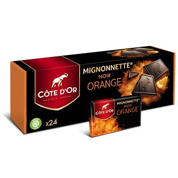 Côte d'Or  Mignonettes Noir Orange 240gr