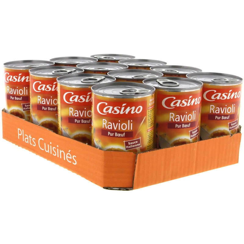 Casino Ravioli Pur Boeuf 1/2 400gr