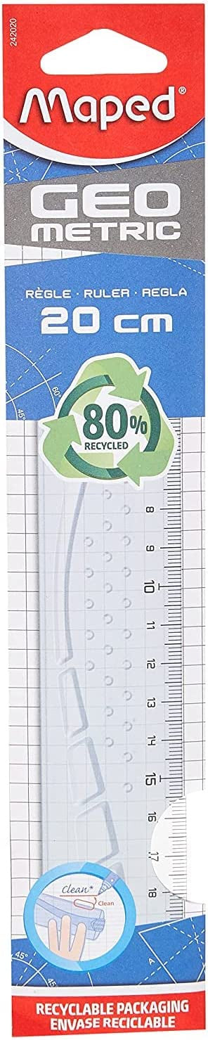 MAPED REGLE  20CM GEOMETRIC