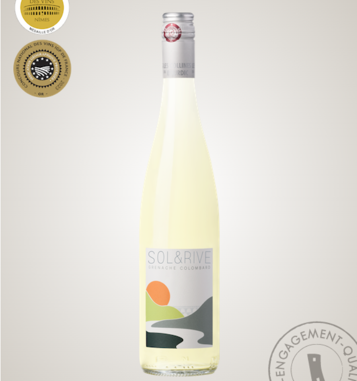 IGP Coteaux Pont du Gard Sol&Rive Vin Blanc 0.75L