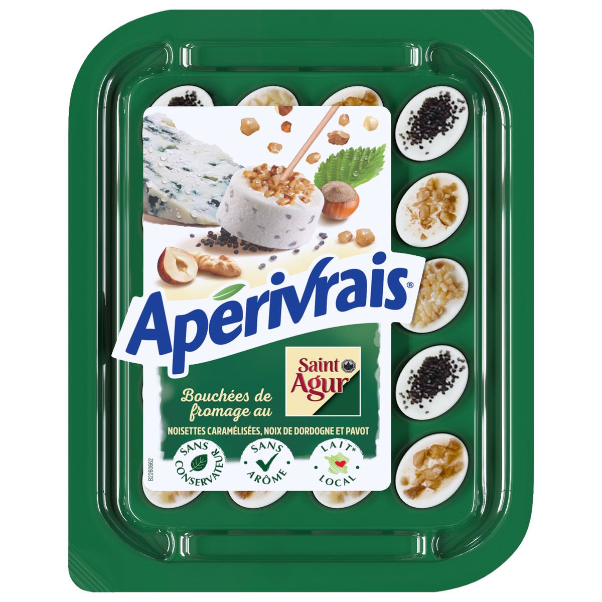 Apérivrais Bouchées de fromage au Saint Agur 100gr