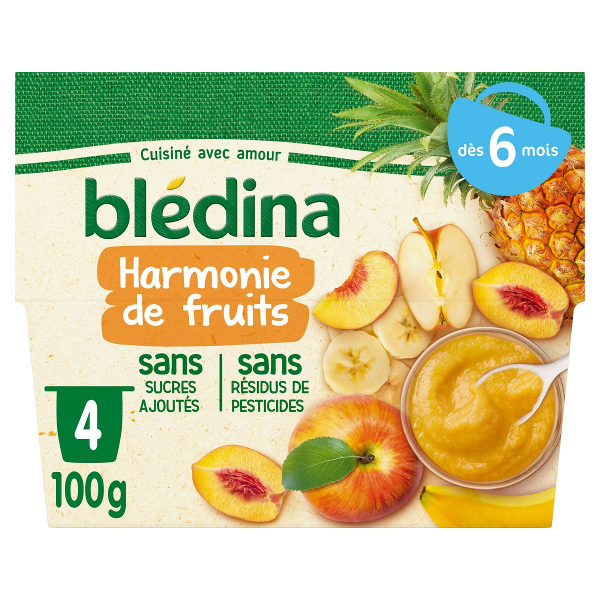 Blédina Petit Pot Dessert Harmonie de Fruits dès 6 mois 4