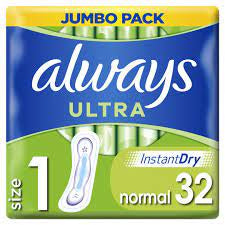 Always Serviettes 1 Ultra Normal x32