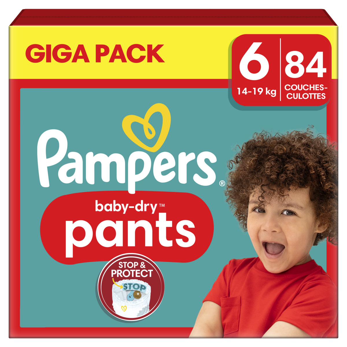 Pampers Pants Baby dry x 84 Taille 6