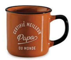 Tasse certifié meilleur papa