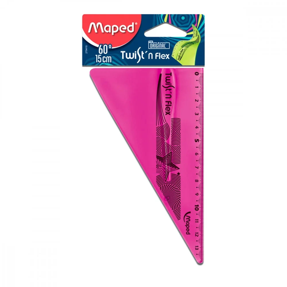 Maped Twist'n Flex - Équerre flexible 15 cm - 60°