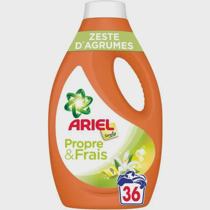 ARIEL Simply Lessive Liquide Propre & Frais  1.815L